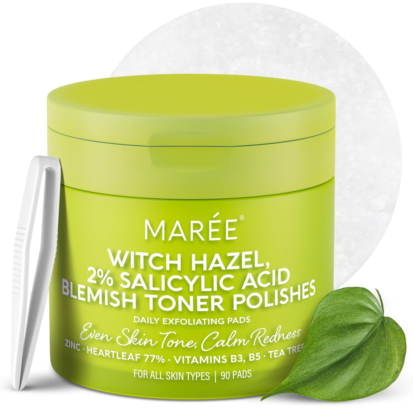 MAREE Blemish Toner | Daily Radiance Polish with Witch Hazel & BHA