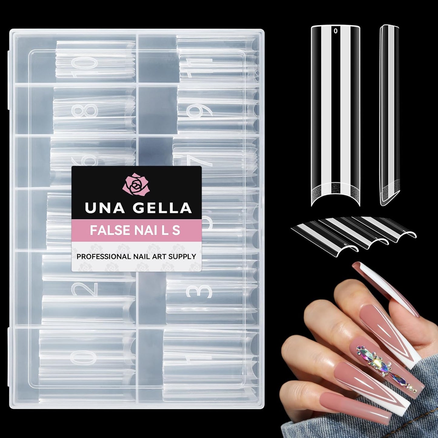 Solid Nail Glue Gel – 15ml Super Strong Adhesive for Acrylic & Press-On Nails
