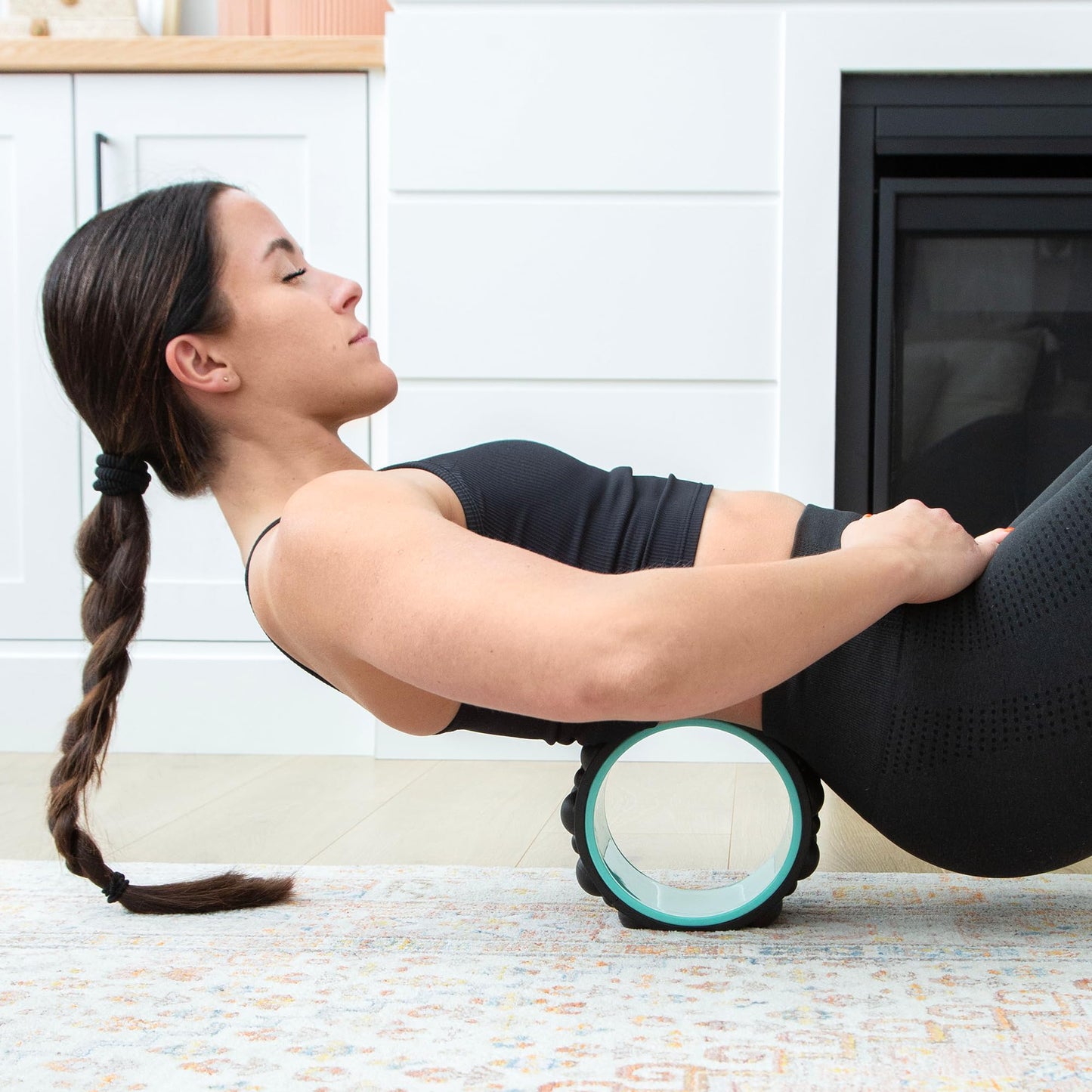 Chirp Wheel XR Massage Roller for Neck & Headache Relief – Rejuvenate Body, Spinal Care & Tension Through Thumb Pressure Release | High-Density Foam for Physical Therapy, 500lbs Capacity, 4" Mint