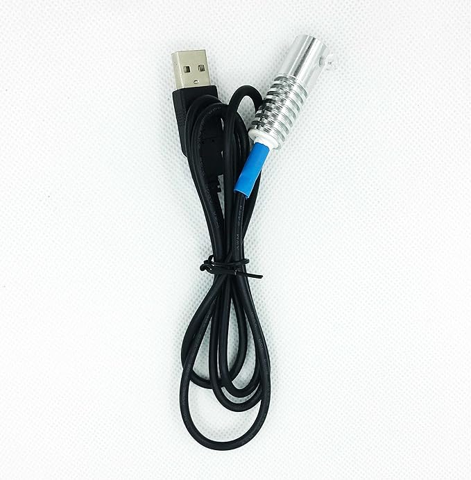 Side Glow Fiber Optic USB Light Source Illuminator - 5V LED Guide Lamp for Small Fiber (White, 6mm)