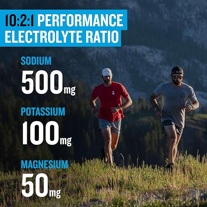 Electrolyte Packets for Recovery & Hydration | Organic & Sugar-Free Electrolytes Drinks | Works Faster Than Powder Drink | On-The-Go Liquid Hydration Drink | Raspberry, 10 Pack