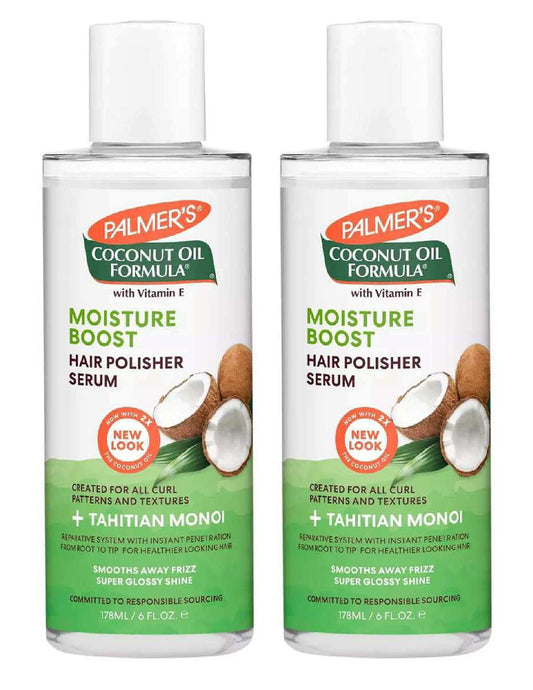 Palmer'S Coconut Oil Formula Hair Polisher Serum, 6 Ounces (Pack Of 2)