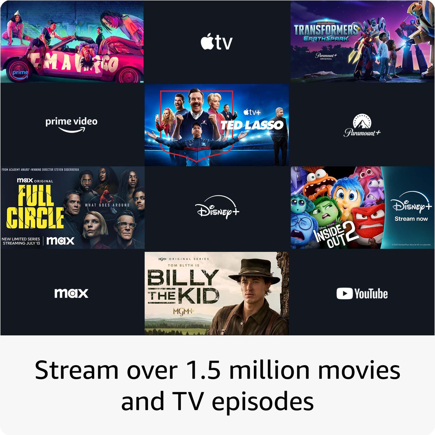 Amazon Fire TV Stick 4K Max streaming device (newest model) with AI-powered Fire TV Search, supports Wi-Fi 6E, free & live TV without cable or satellite