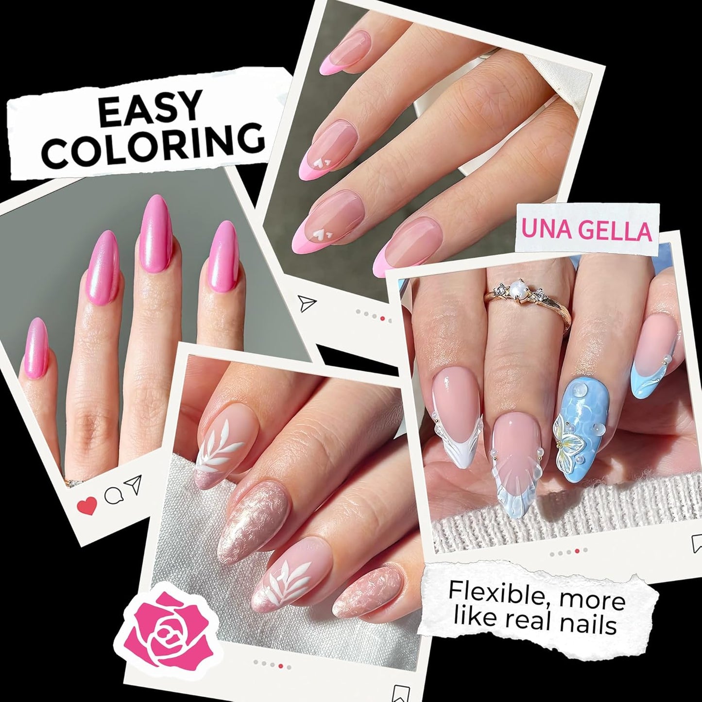 Solid Nail Glue Gel – 15ml Super Strong Adhesive for Acrylic & Press-On Nails