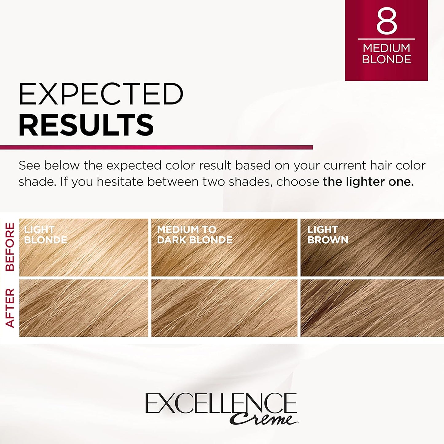 L'Oreal Paris Excellence Crème Hair Color Kit | 6 Light Brown | 8-Week Gray Coverage