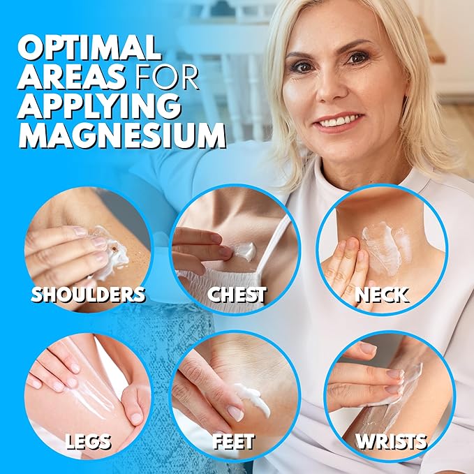 VAL Lombardi Magnesium Lotion | Nighttime Zechstein Magnesium Chloride Cream | Hydrating & Fast-Absorbing | 4oz