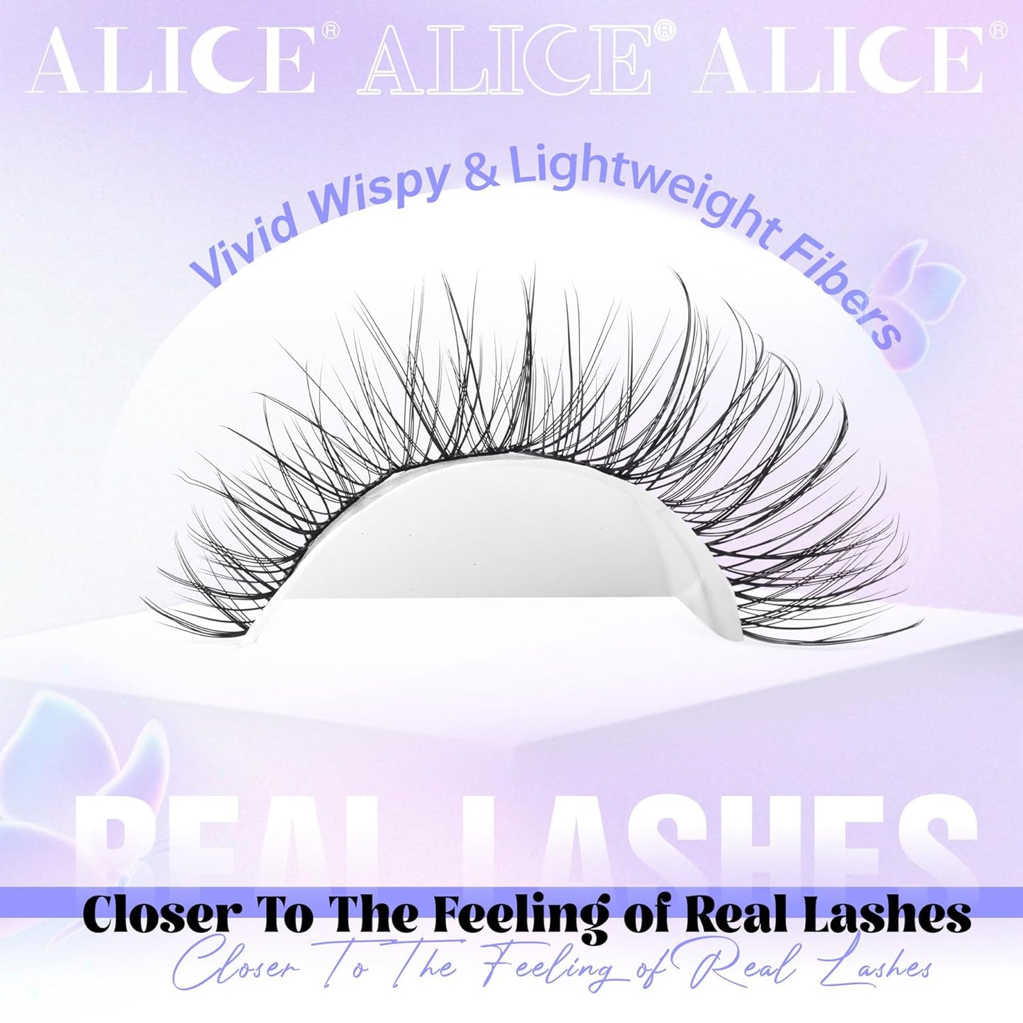 Natural Wispy Cluster Eyelash Extensions | Waterproof DIY Lashes | 224 Pcs