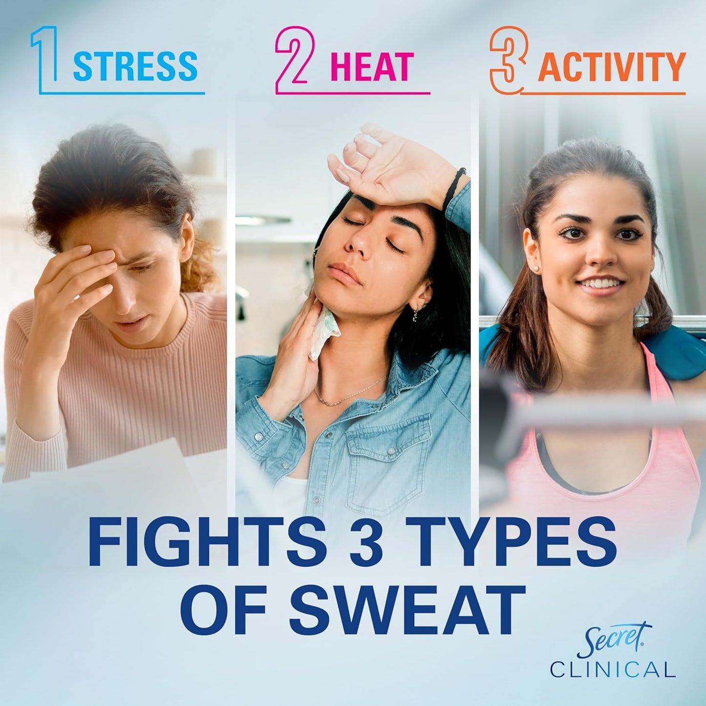 Secret Clinical Strength Antiperspirant | 72Hr Sweat & Odor Protection | For Women