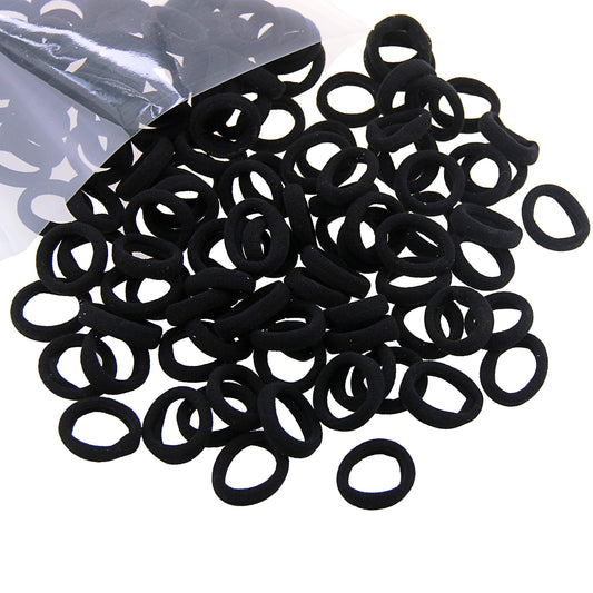 Miuance Baby Kids Girls Small Size Hair Ties No Damage Ouchless Hair Elastics No Crease Ponytail Holders Tiny Soft Elastic Rubbe