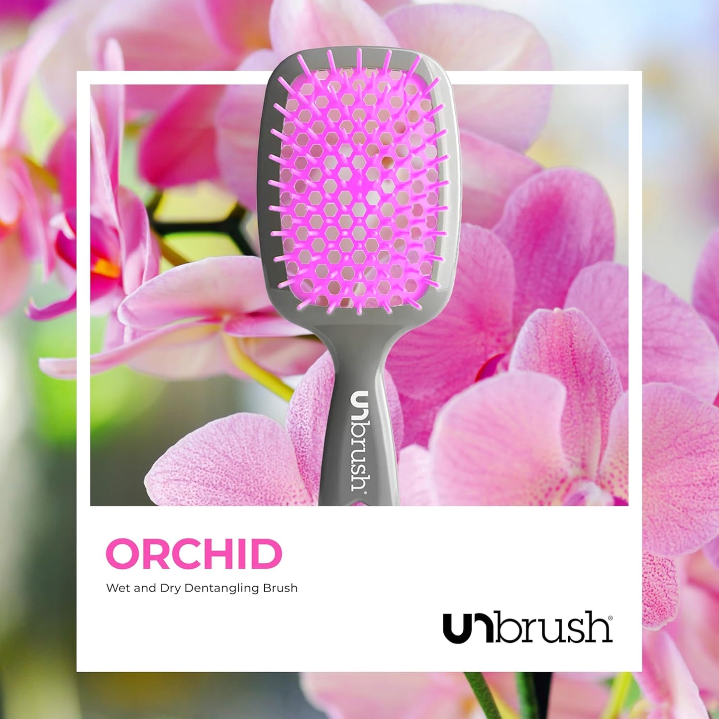 FHI Heat UNbrush Detangling Brush | Pain-Free for All Hair Types | Lightweight & Durable