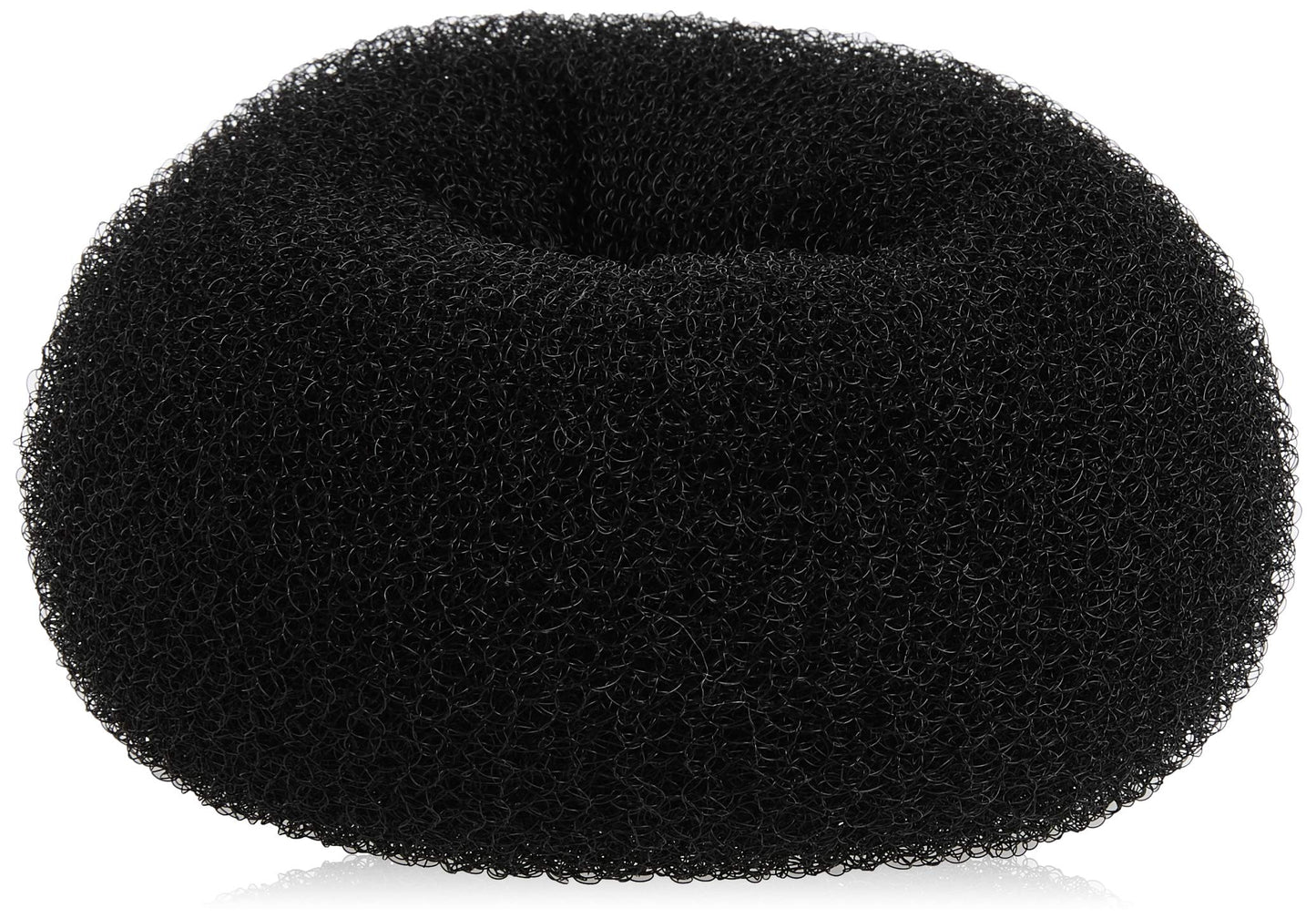 Diane Jumbo Hair Donut, Black, 5.5''