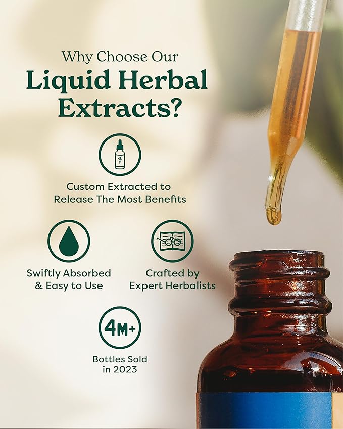 Herb Pharm Certified Organic Olive Leaf Liquid Extract for Immune System Support, 4 Fl Oz