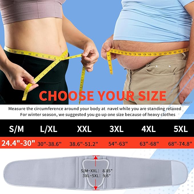 FEATOL Back Brace for Lower Back Pain Women, Breathable Back Support Belt for Women & Men with Lumbar Pad, Lumbar Support Belt for Heavy Lifting & Work, Scoliosis, Grey, 4XL (Circumference:63-68")