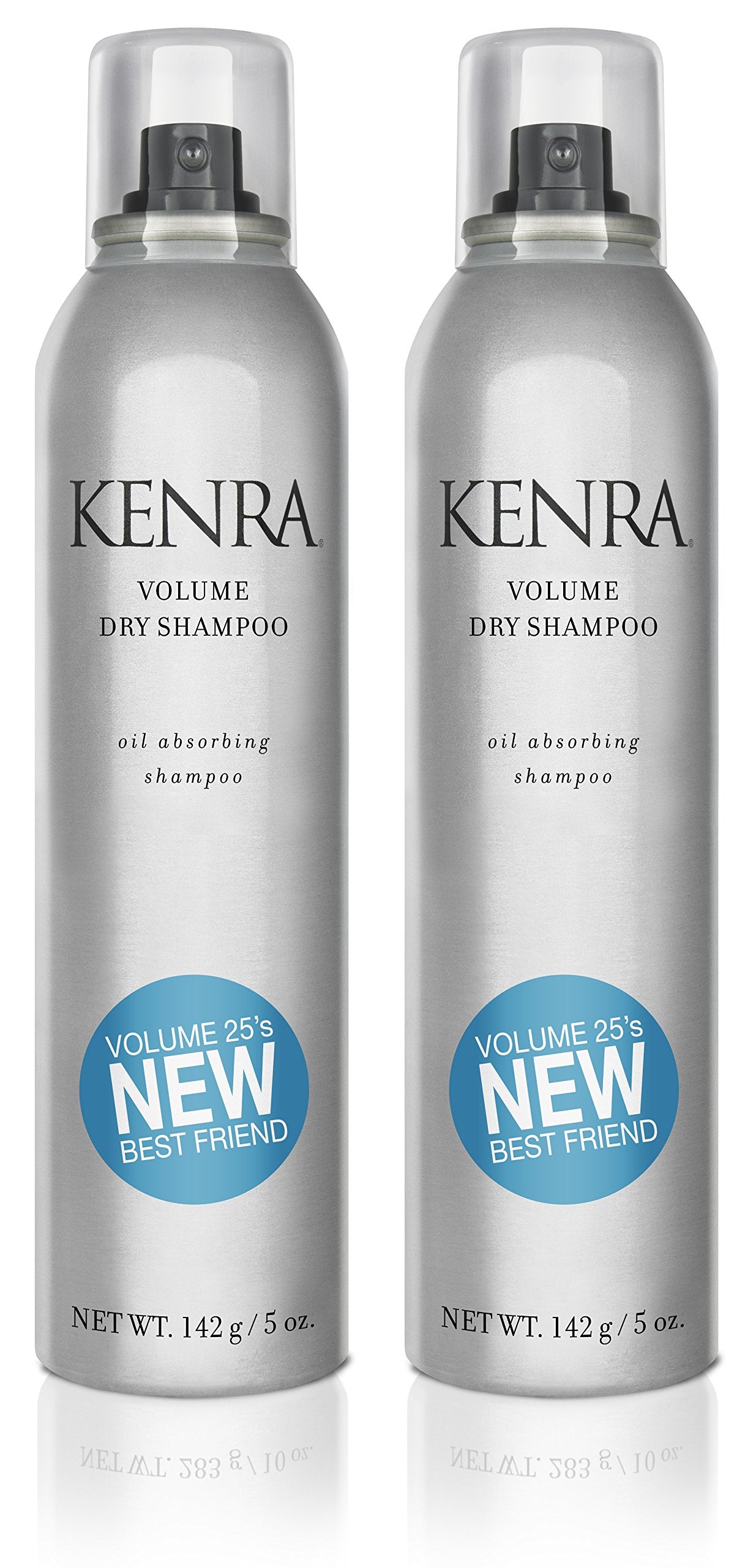Kenra Volume Dry Shampoo | Oil Absorbing Spray | All Hair Types | 5 Oz (2-Pack)