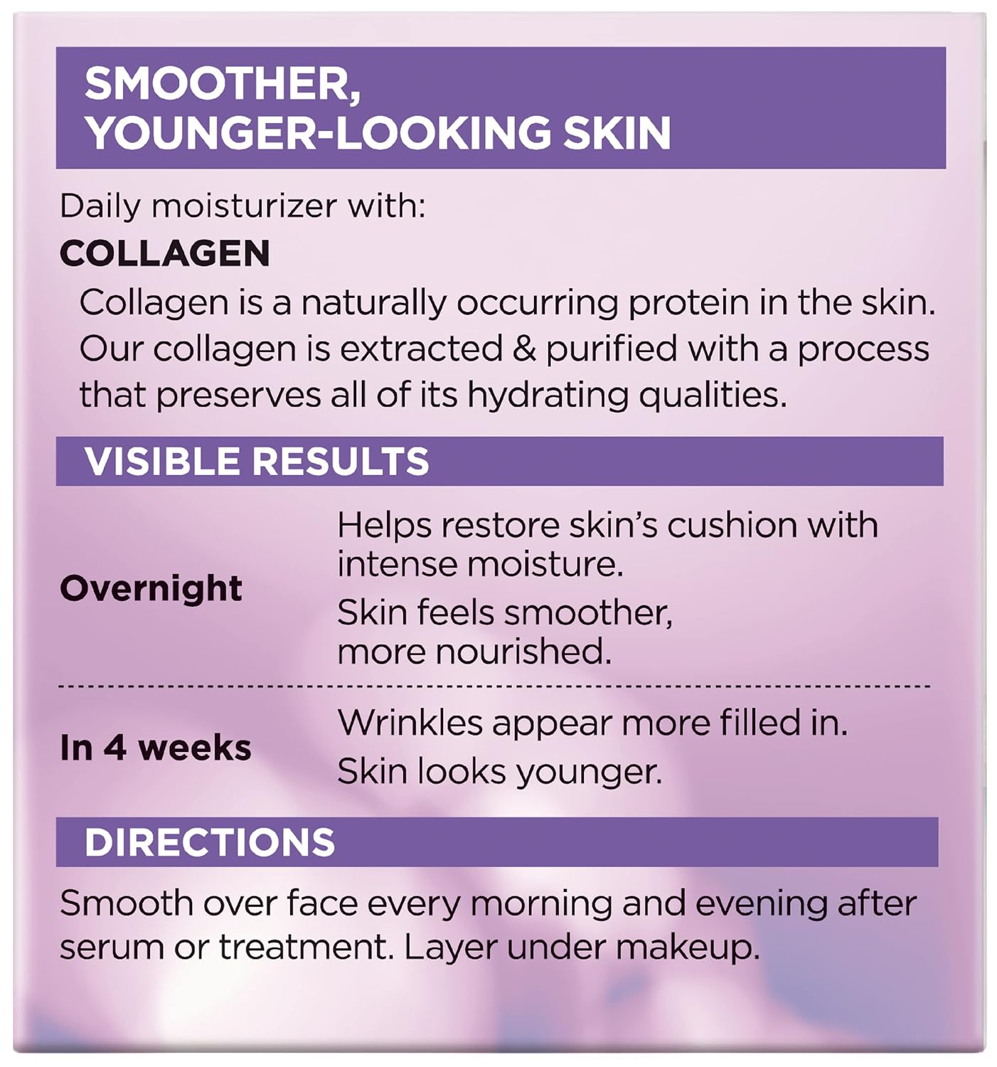 L’Oreal Paris Collagen Daily Face Moisturizer | Anti-Aging Hydration Cream 1.7 oz