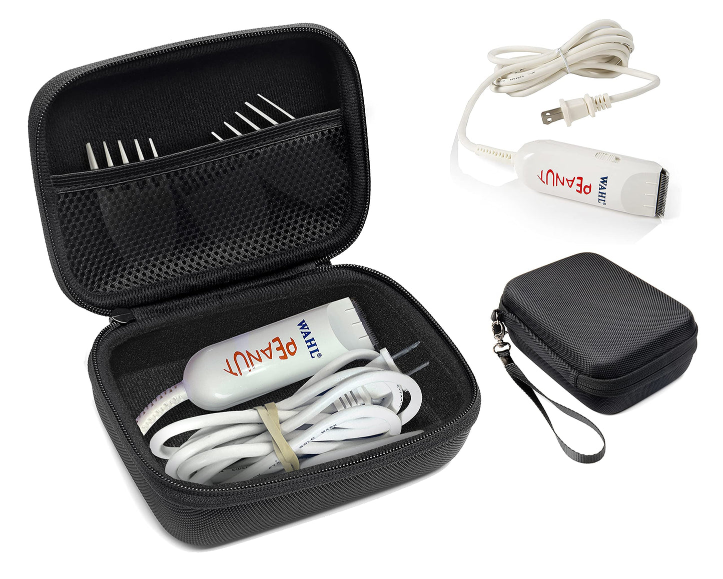Getgear Case For Wahl Professional Peanut Clipper/Trimmer #86W55-200, Peanut Classic #8685, 8081, Wahl Clipper Elite Pro 79602,