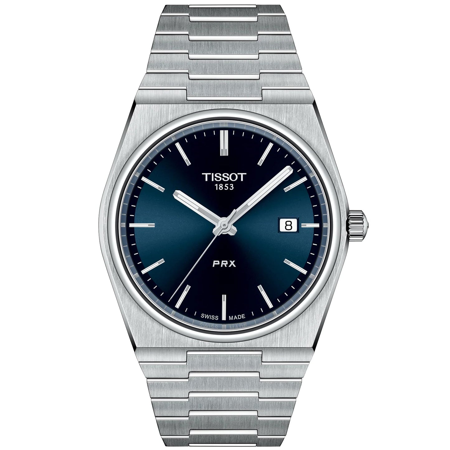 Tissot Prx T-Classic Stainless Steel Blue Dial Quartz T137.410.11.041.00 T1374101104100 100M Men'S Watch