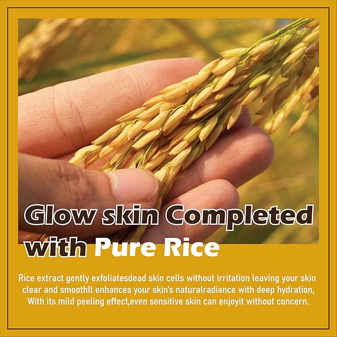 Peel Shot Glow Rice Ampoule Duo, Day & Night Exfoliating Facial Treatment with Niacinamide, Hyaluronic Acid & Rice Extract for Blackhead Removal & Pore Refining (2)