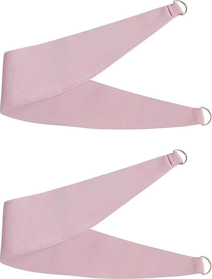 Bujasso Pink Blackout Curtains with Sheer Overlay Mix and Match Double Layer 80% Room Darkening Window Treatment Set for Girls Bedroom Living Room Pink Drapes with Tiebacks Grommet Top 54" Wx90 Lx2