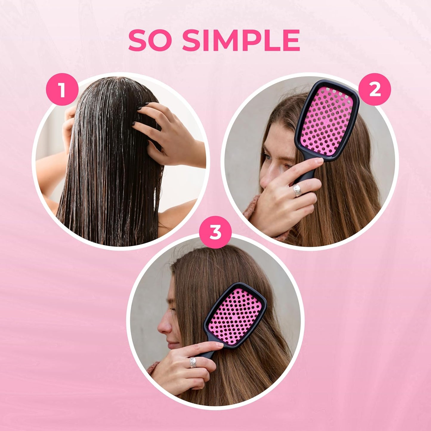 FHI Heat UNbrush Detangling Brush | Pain-Free Brushing for All Hair Types