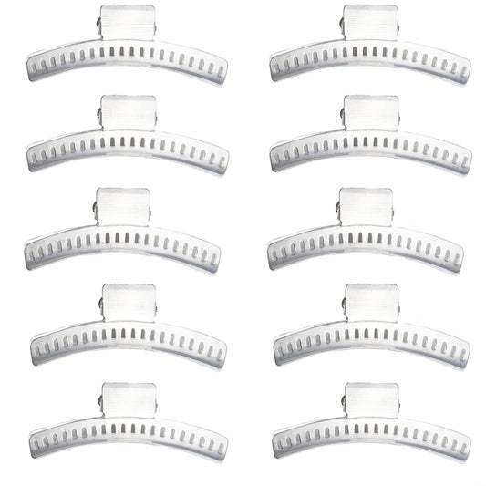 Hair Wave Clips - Set Of 10 - Aluminum 3.5'' Butterfly Wave Setting Clips - Finger Wave Clips For Hair - Marcel Wave Hair Clips