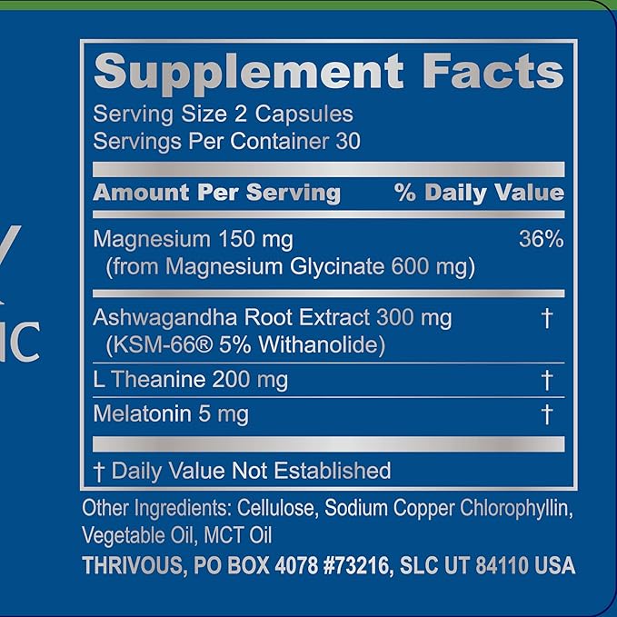 Thrivous Nootropic Stack - Enhance Memory, Sleep & Brain Function for Better Aging - Advanced Nootropic Supplement - Includes Clarity, Alpha & Serenity - 3 Bottles - 240 Capsules