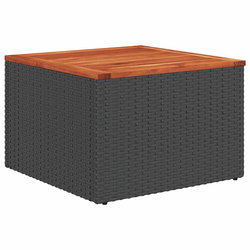 vidaXL Garden Sofa Set Black