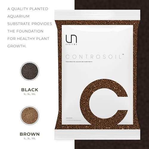 Ultum Nature Systems Controsoil - Aquarium Substrate Soil Porous Gravel for Natural Aquatic Freshwater Planted Fish Tank, Brown (Extra Fine, 3 Liters)
