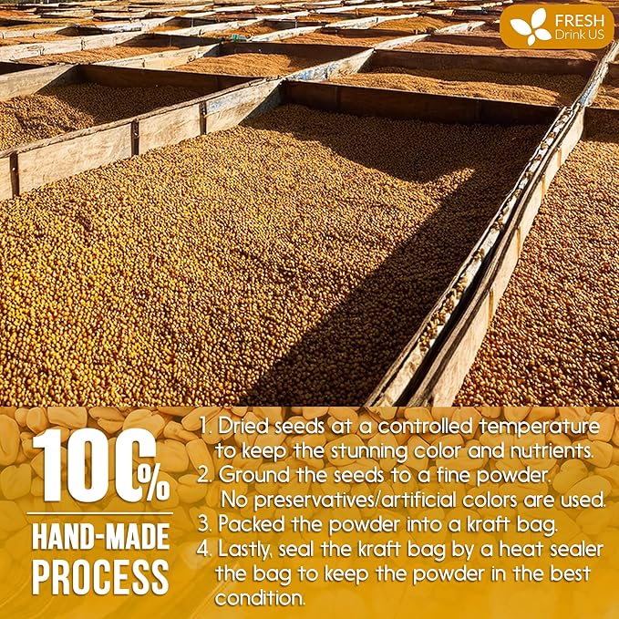 FRESHDRINKUS, Premium 16oz Fenugreek Powder, 100% Natural and Pure from Fenugreek, Perfect for Curries Soups, and Spice Blends, No Additives, No Gluten, No Sugar, Vegan