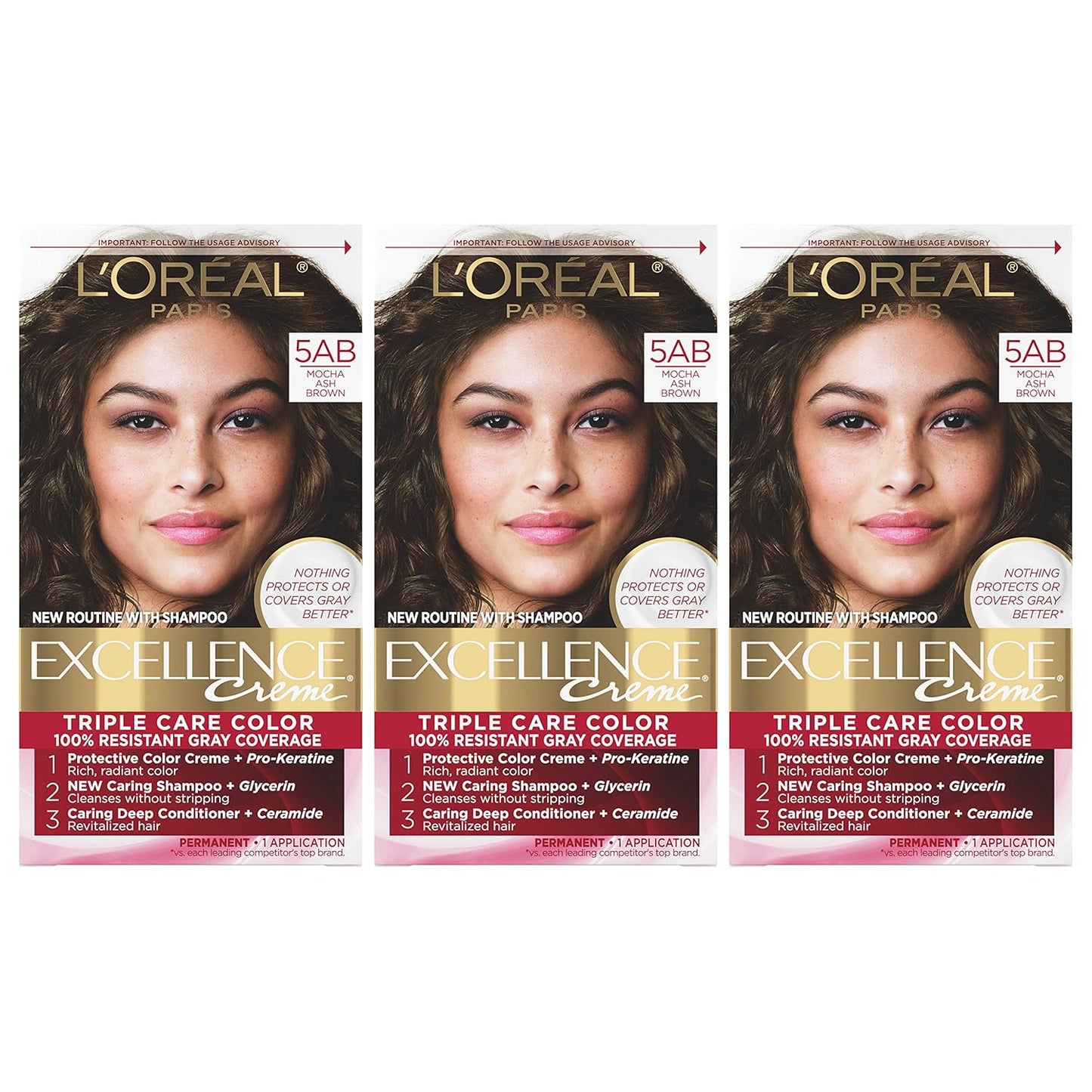 L'Oreal Paris Excellence 8G Medium Golden Blonde Hair Color | Gray Coverage, 8 Weeks
