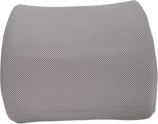 ABOOFAN Memory Foam Lumbar Support Cushion Car Seat Pad Lower Back Waist Pillow Office Chair Backrest Cushion Gray for Seasons Driving and Office Use