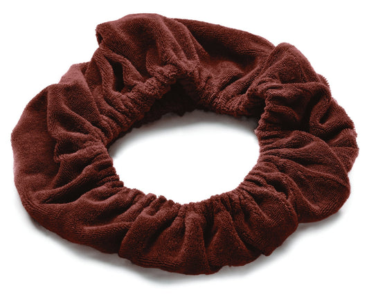 Tassi (Brown Hair Holder Head Wrap Stretch Terry Cloth, The Best Way To Hold Your Hair Since...Ever!