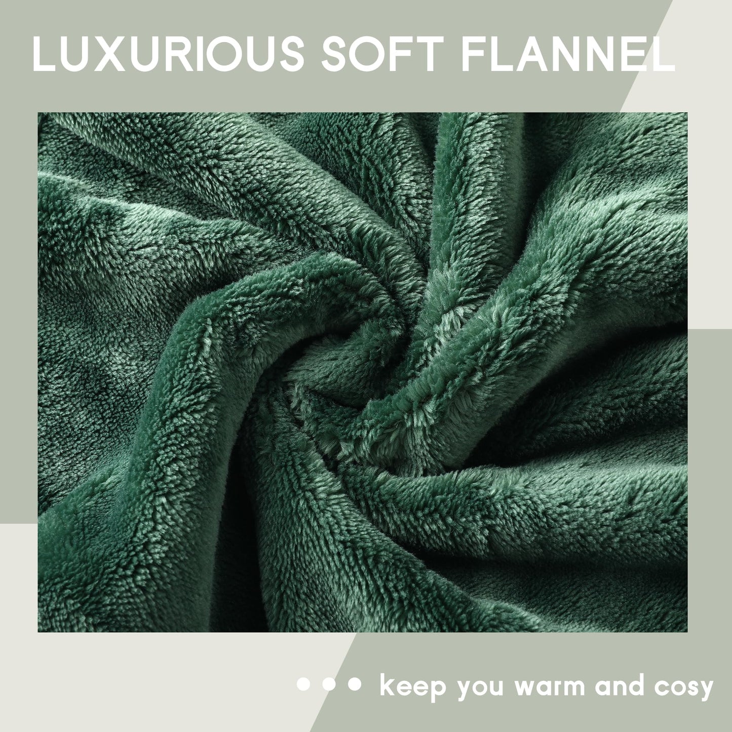 Heated Blanket Electric Blanket Full Size 72''x84'', Soft Flannel Heating Blanket with 1-10 Hour Auto Off - 6 Heat Settings - Machine Washable - Dark Grey