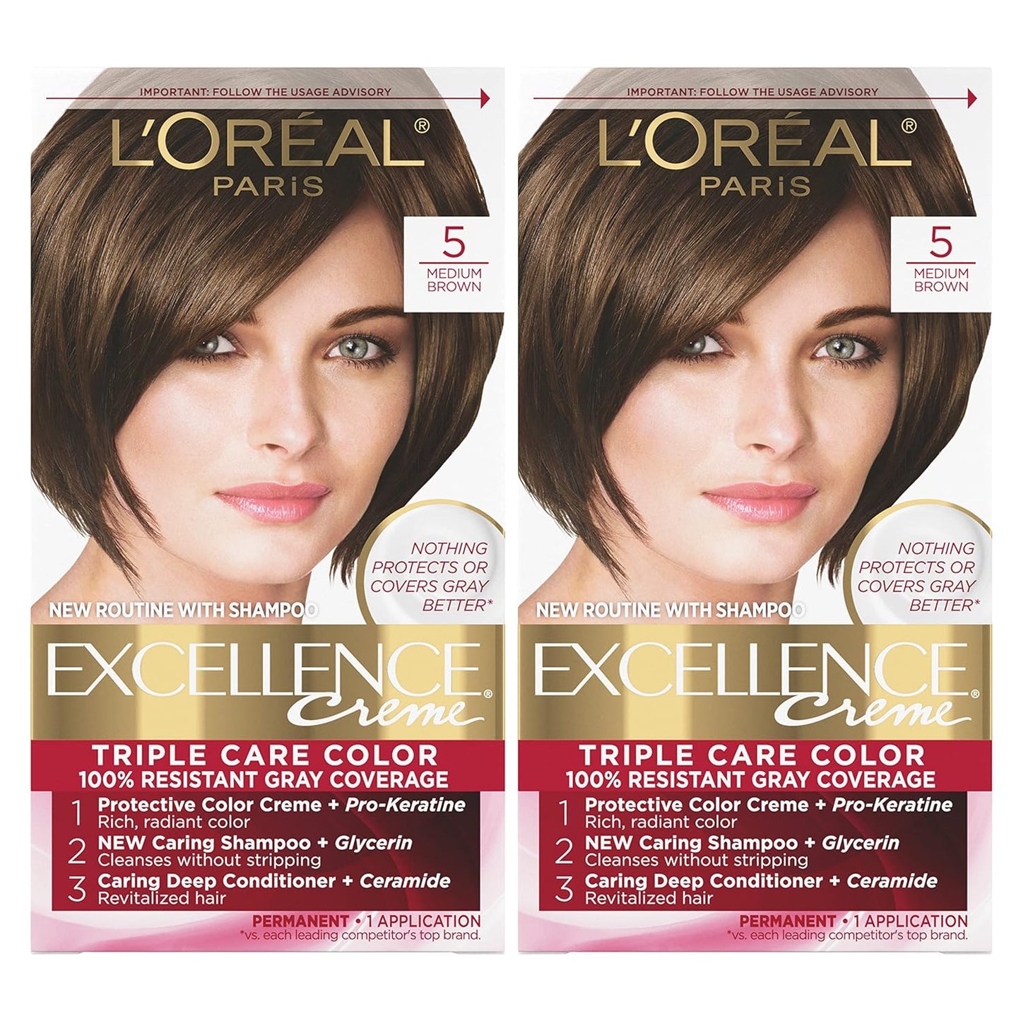L'Oreal Paris Excellence Crème Hair Color | 9 Light Natural Blonde | Gray Coverage