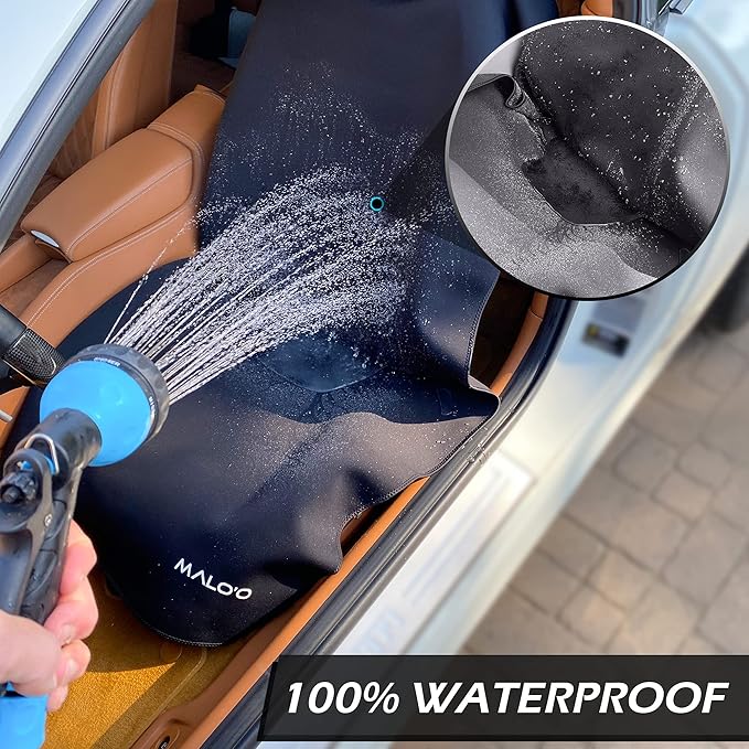 Malo’o SeatGuard Waterproof Car Seat Cover, Neoprene Universal Seat Protector for Trucks and Cars, Heavy Duty Seat Cover for Sports Gear, Dogs and Wet Clothing, Hawaiian
