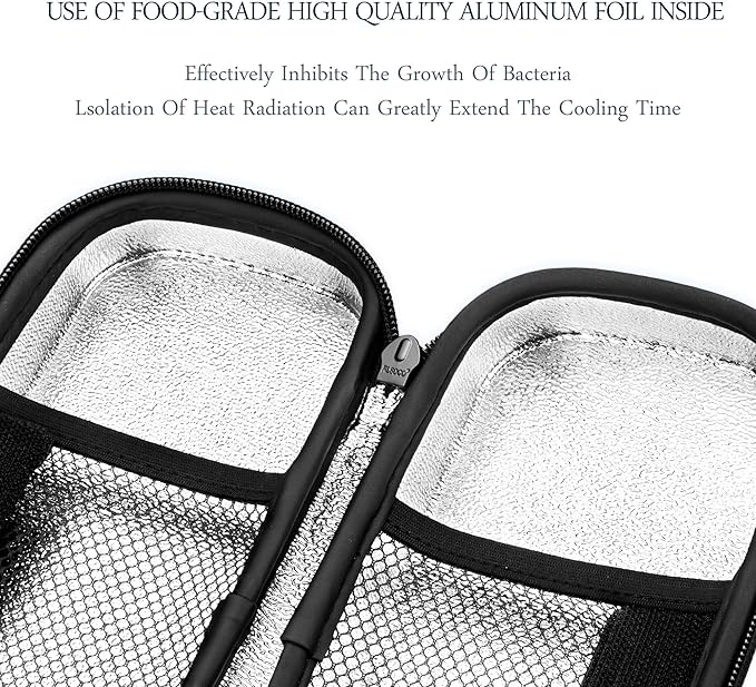 SHBC Insulin Cooler Travel Case for Diabetic Organize Medication Insulated Cooling Bag with 2 Ice Packs Gary