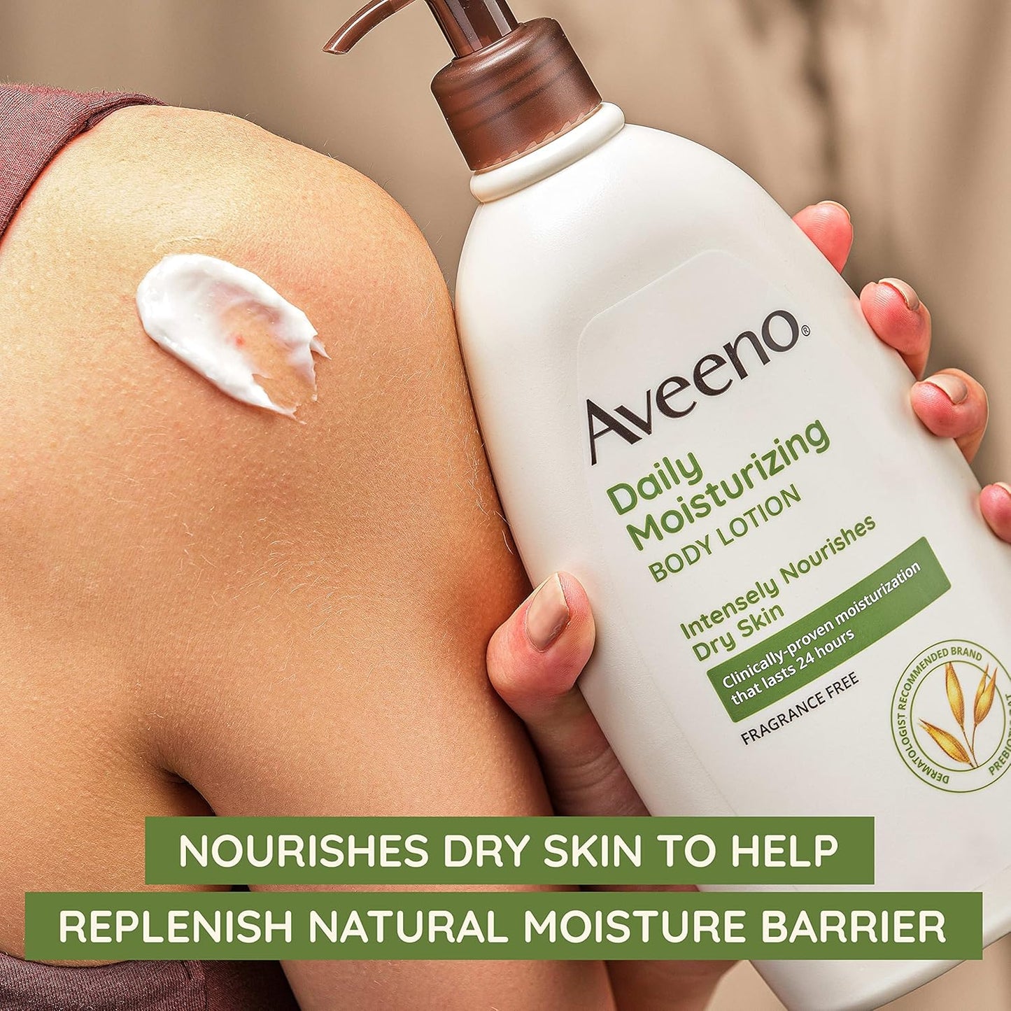 Aveeno Daily Moisturizing Lotion | 2-Pack | 20 Fl Oz Pump | Hydrating