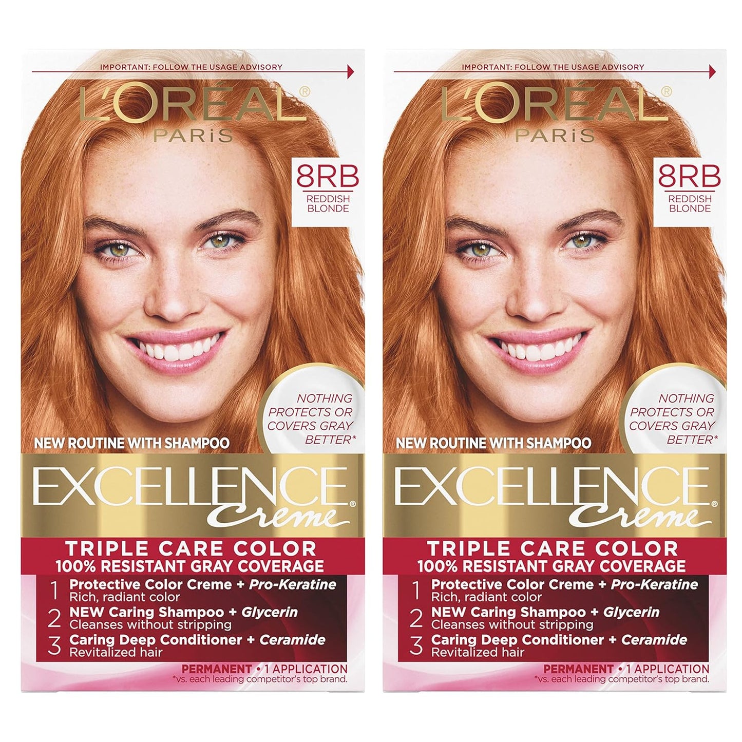 L'Oreal Paris Excellence Crème Hair Color | 9 Light Natural Blonde | Gray Coverage