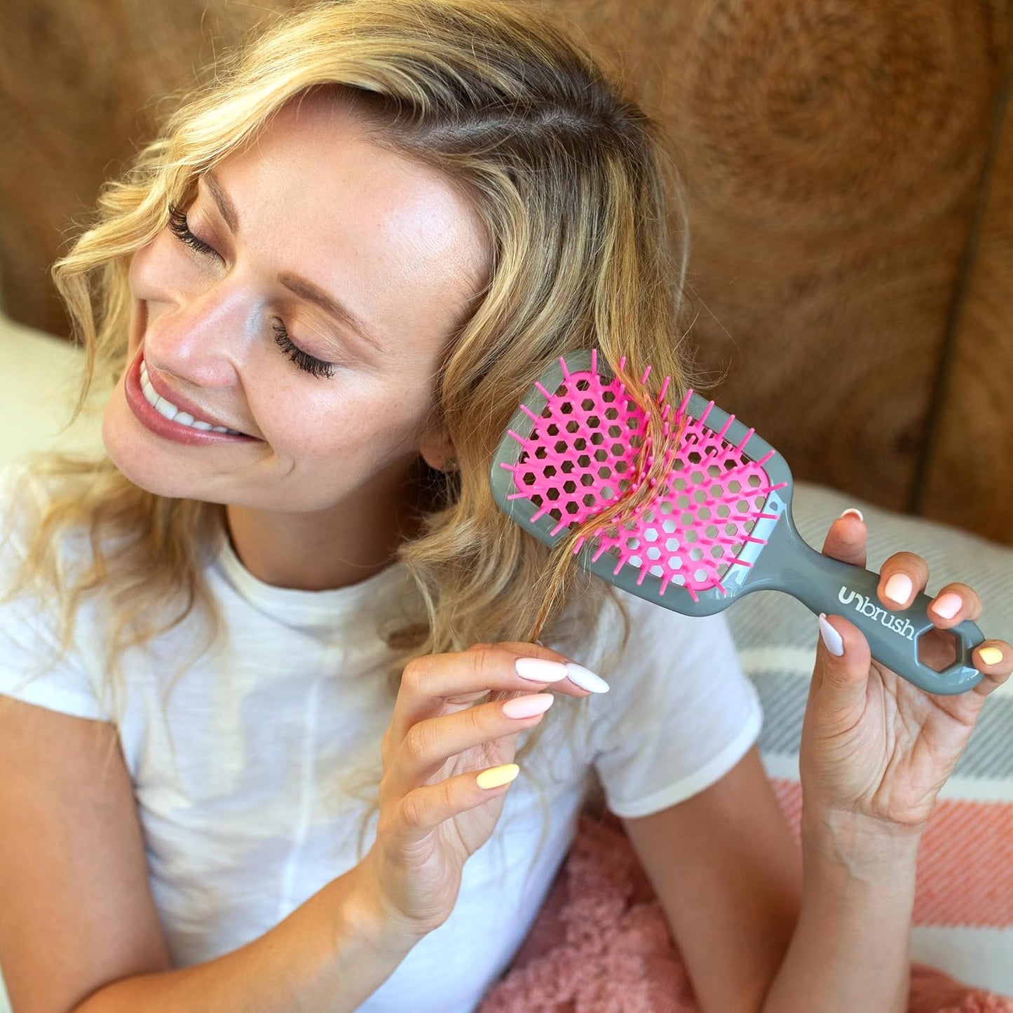 FHI Heat UNbrush Detangling Brush | Pain-Free for Wet & Dry Hair Types