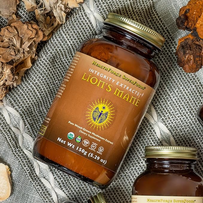 HealthForce SuperFoods Integrity Extracts Lion's Mane - Powder - 60 Grams