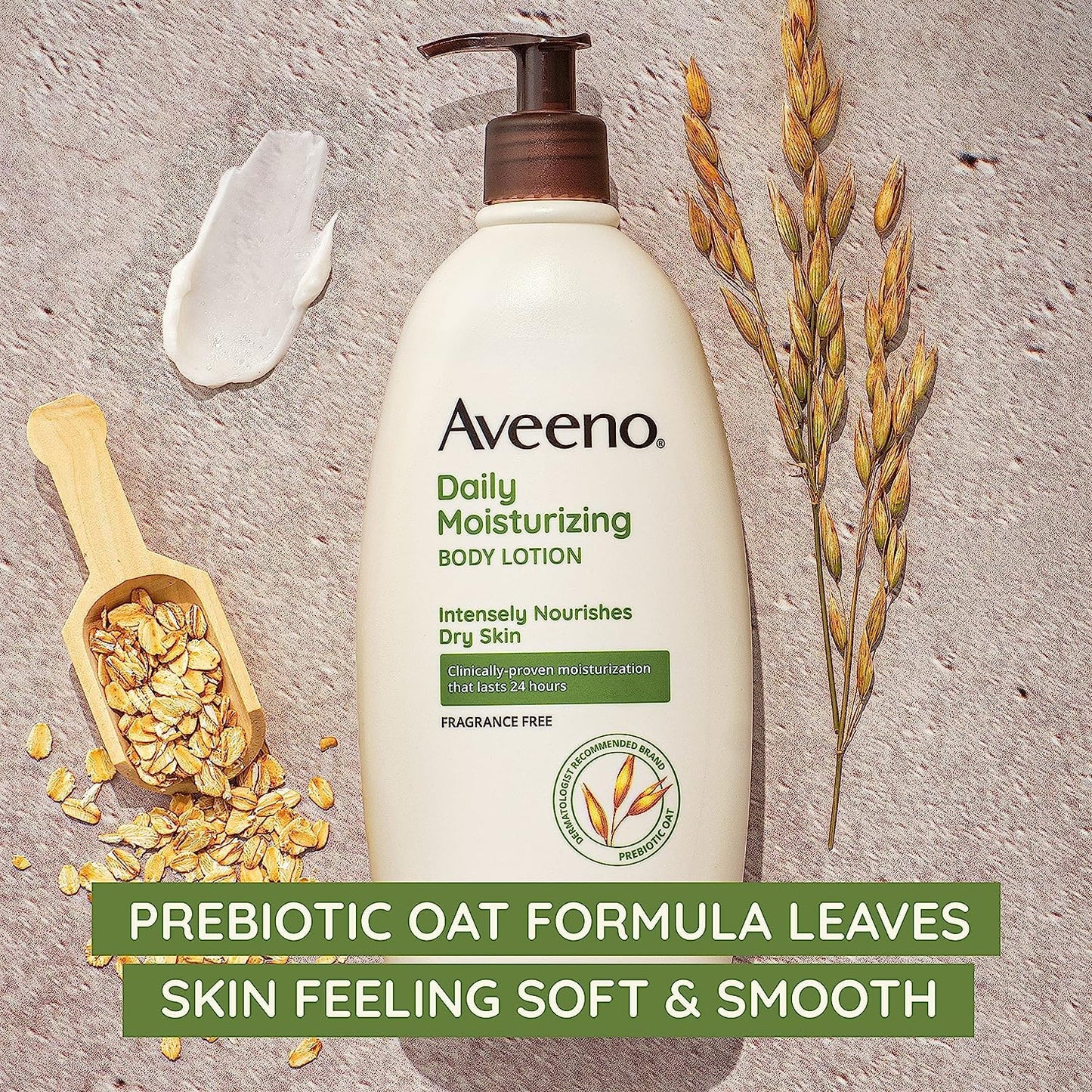 Aveeno Daily Moisturizing Lotion | 2-Pack | 20 Fl Oz Pump | Hydrating