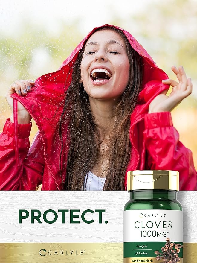 Carlyle Cloves Supplement | 1000mg | 100 Capsules | Non-GMO, Gluten Free
