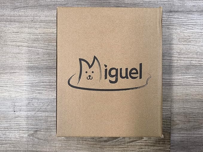 Miguel Washable Dog Bed for Medium Small Dogs, Calming Cuddle Cat Sofa Bed with High Sides, Rectangle Cat Beds for Indoor Cats Dog Bed with Anti-Slip Bottom, Blue 25 Inch