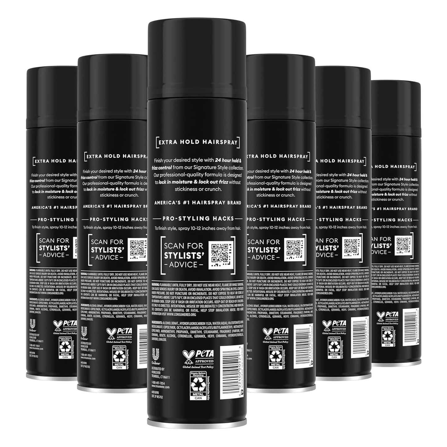 Extra Hold Hairspray | 24-Hour Frizz Control | Pro Lock Technology | 4.2 oz