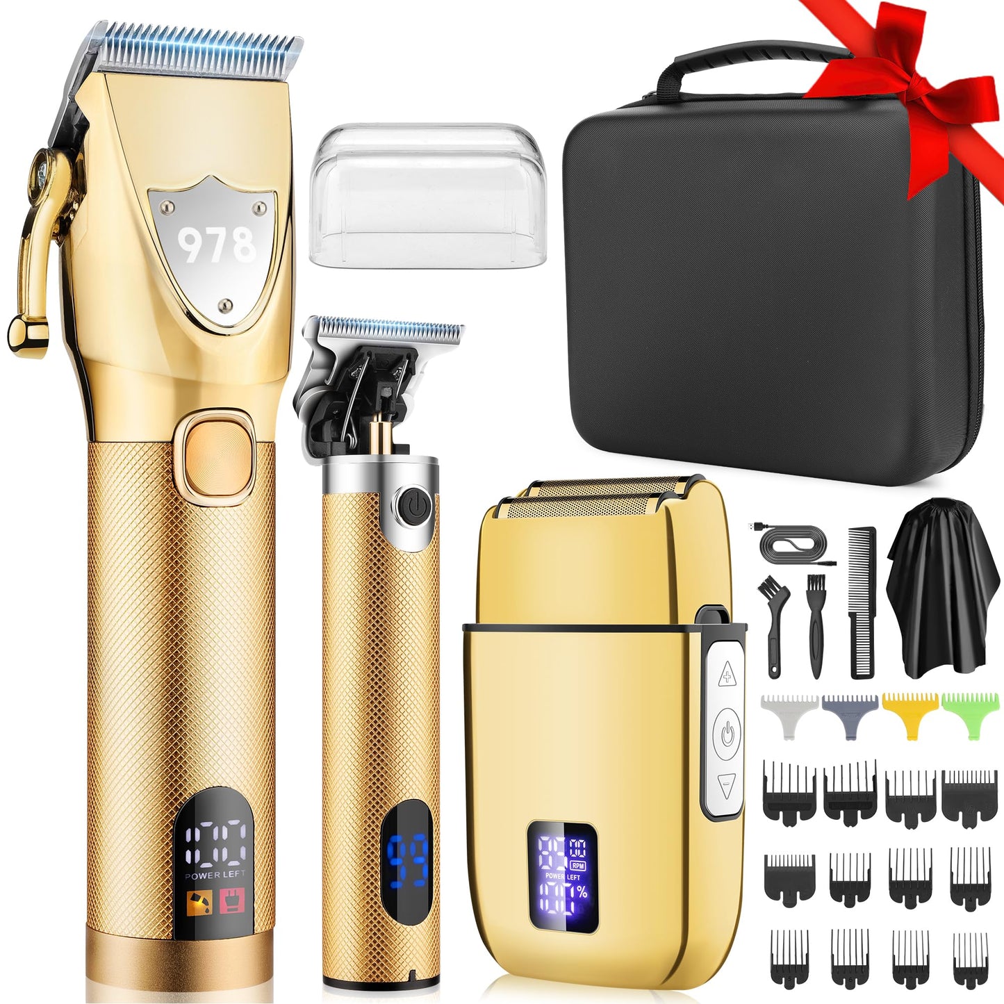 Lanumi Professional Hair Clippers Trimmer For Men Electric Razor Shavers/Beard Trimmer/Rechargeable Clippers And Trimmers Beard