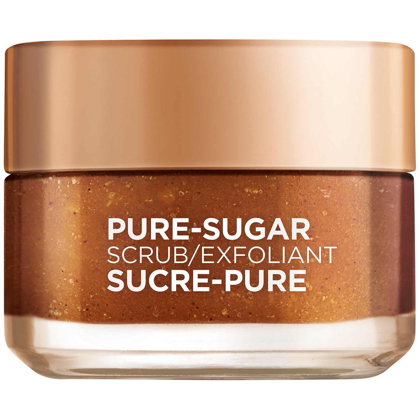 LOr  al Paris Skin Care Pure Sugar Face Scrub with Grapeseed for Dull Skin to Smooth and Glow, 1.7 fl. oz.