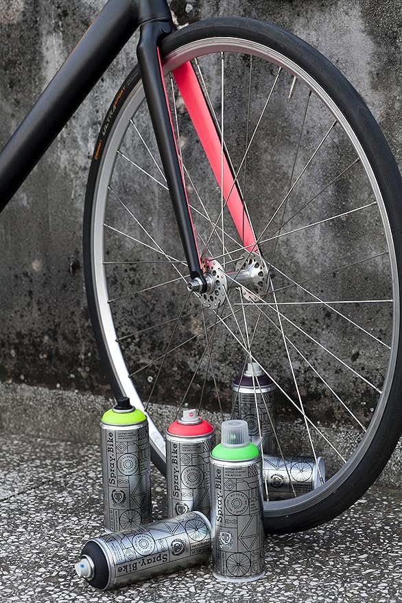 Spray.Bike Spray Paint | Designed Mainly for Bicycles | Multi-Use Acrylic Spray Paint for Metal, Plastic | High Coverage Bike Paint, 400ml, Limehouse