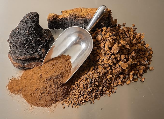 Premium Organic Chaga Mushroom Chunks - 8 oz of Authentic 100% Wild Harvested Canadian Chaga Tea - Superfood