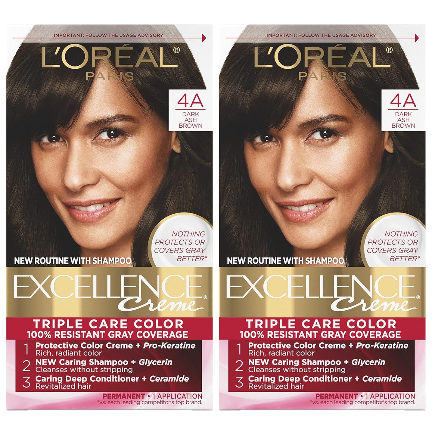 L'Oreal Paris Excellence 8G Medium Golden Blonde Hair Color | Gray Coverage, 8 Weeks