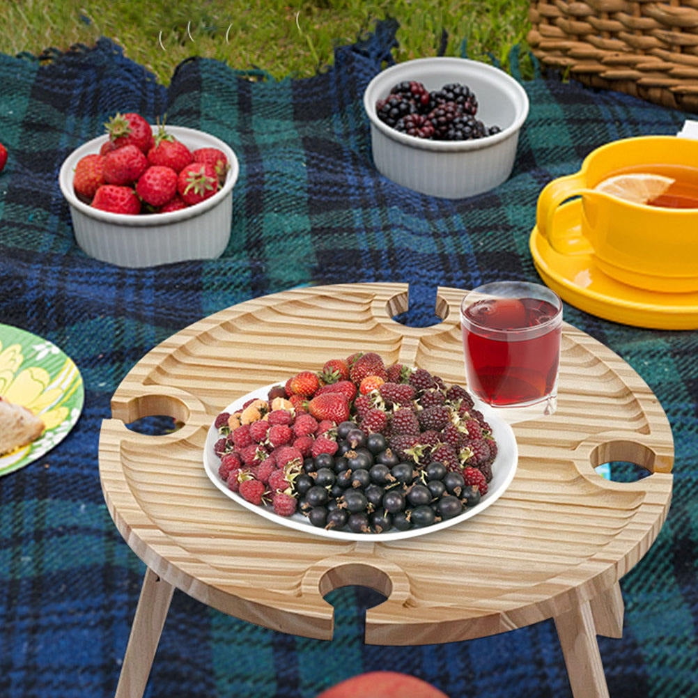 NIYANGLE Beach Picnic Table Picnic Table Synthetic Material 1Pcs for Beach